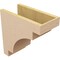 Ekena Millwork 7"W x 14"D x 14"H Classic Mediterranean Rough Cedar Woodgrain TimberThane Corbel, Primed Tan CORUR07X14X14MEDRCPR - alternate 4